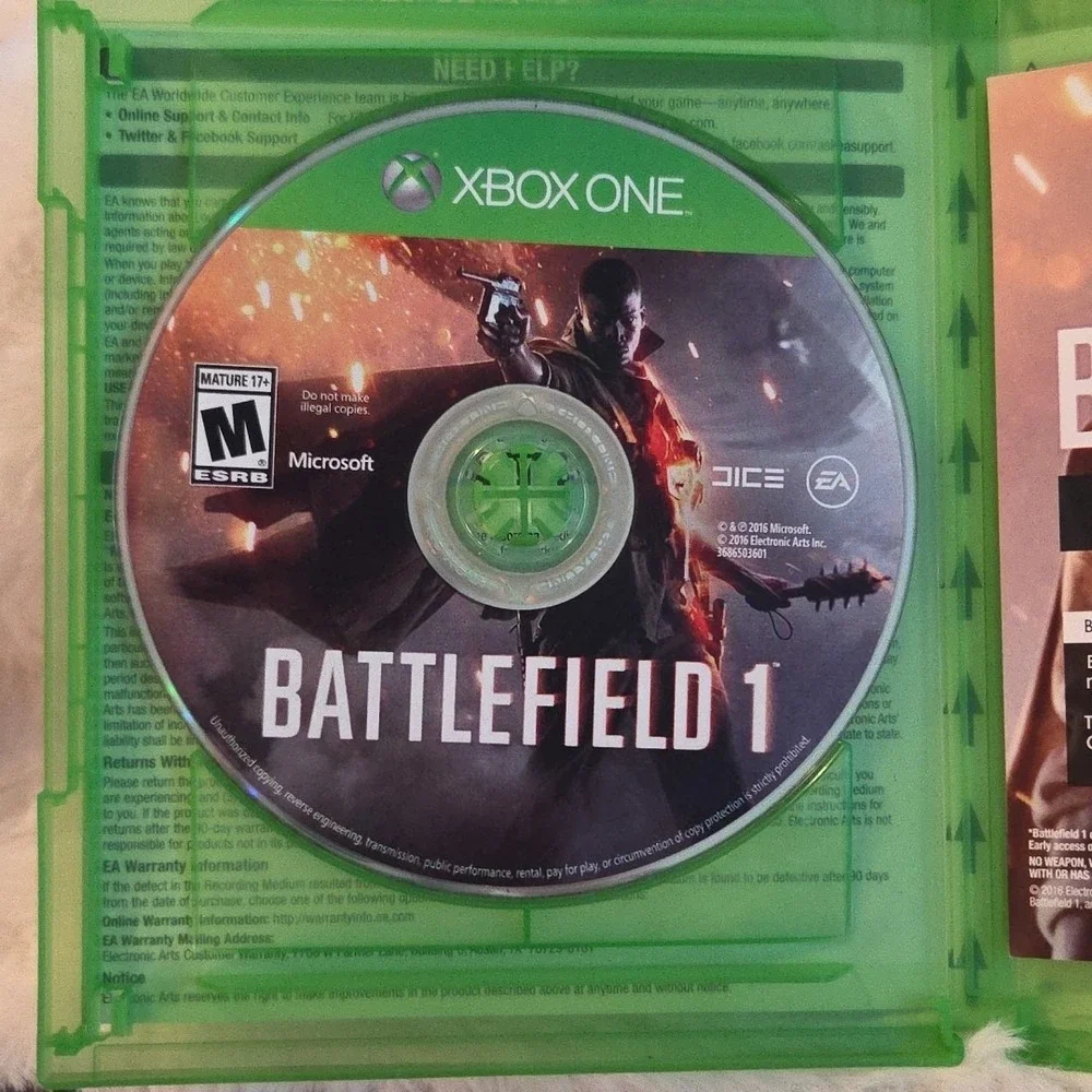 Battlefield 1: Early Enlister Deluxe Edition (Microsoft‎ Xbox One, 2016) Tested